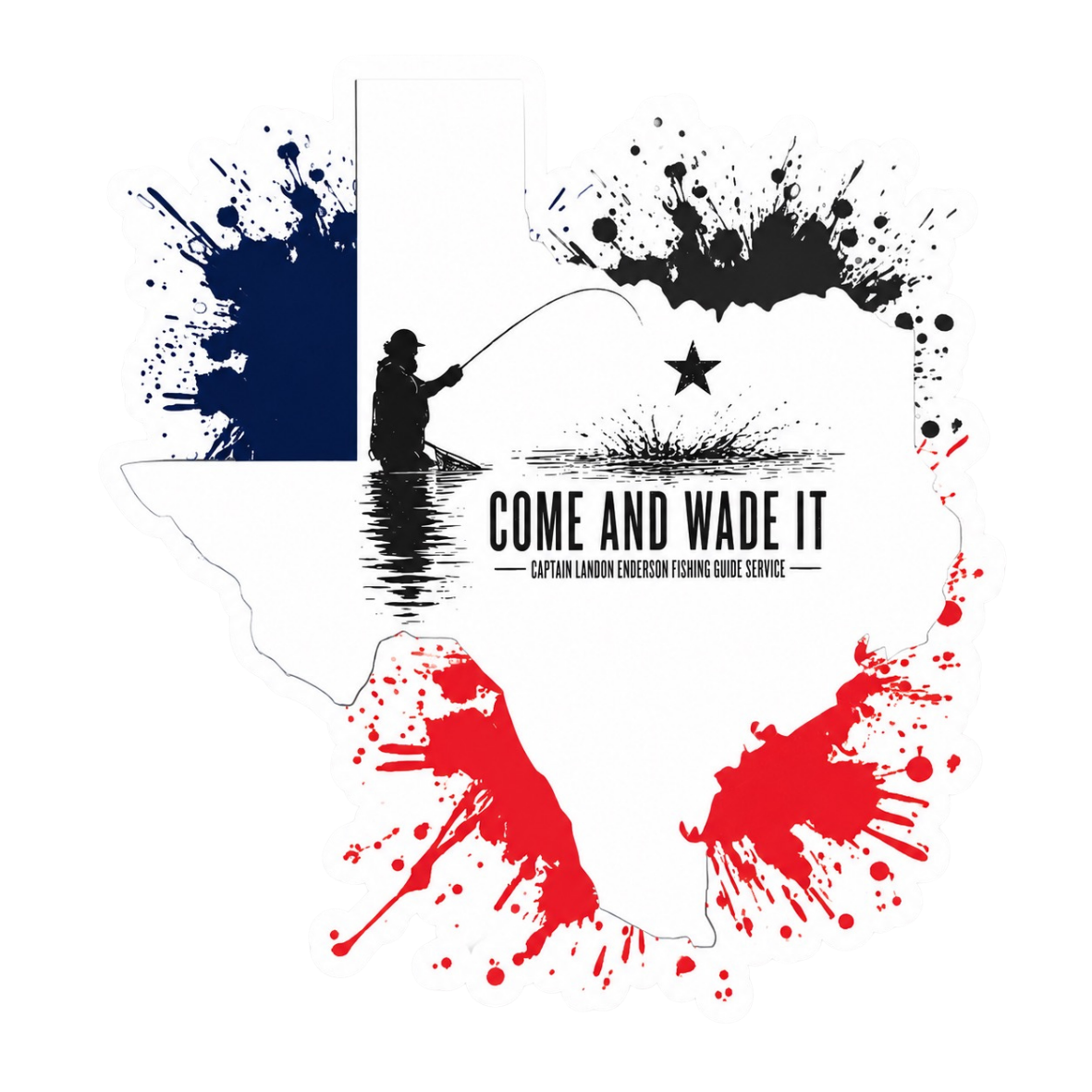 Come and Wade It Texas – Sticker