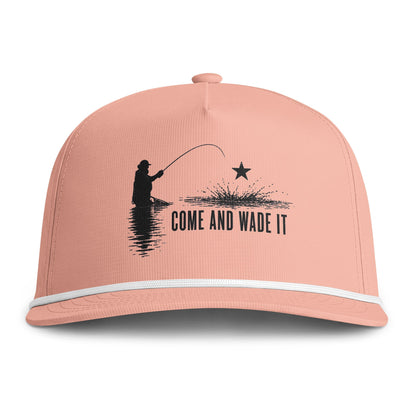 Come and Wade It Logo Snapback — Vintage Sunwashed Rope Hat
