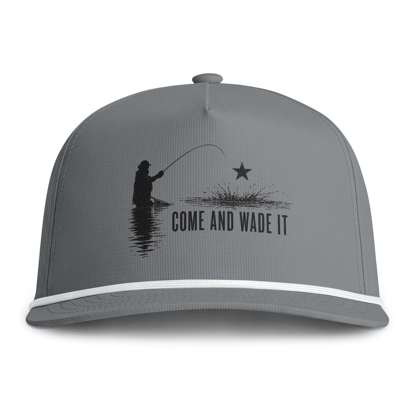 Come and Wade It Logo Snapback — Vintage Sunwashed Rope Hat