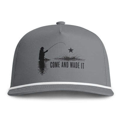 Come and Wade It Logo Snapback — Vintage Sunwashed Rope Hat