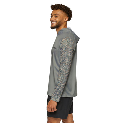 Come and Wade It Hoodie | Fishing Graphic, Camo Sleeves, Angler Design