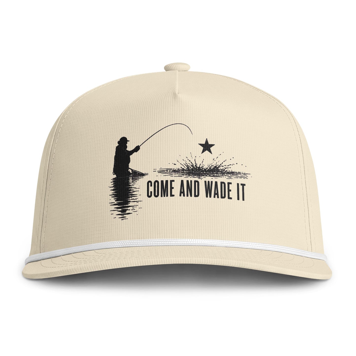 Come and Wade It Logo Snapback — Vintage Sunwashed Rope Hat