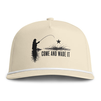 Come and Wade It Logo Snapback — Vintage Sunwashed Rope Hat